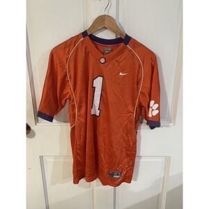 Nike Team Clemson Tigers #1 Football Jersey Men's Size Large